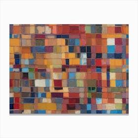 Colorful Mosaic Tiles Canvas Print