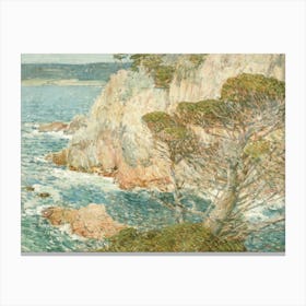 Cliffs And Trees Canvas Print