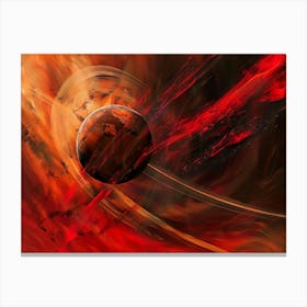 Planet In Space 1 Canvas Print