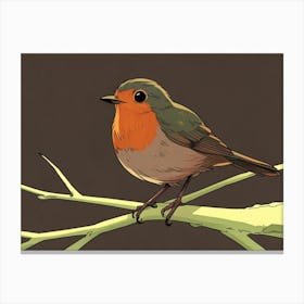 Robin 28 Canvas Print