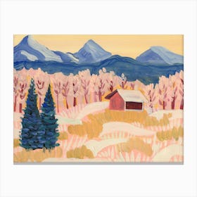 Mountain Winter Canvas Print