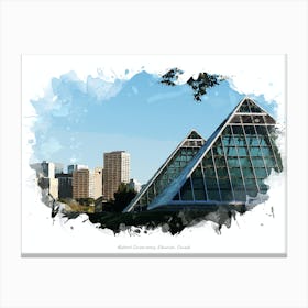 Muttart Conservatory, Edmonton, Canada Canvas Print