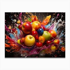 Fruit Splash 2 Canvas Print