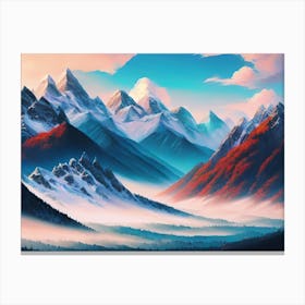 Mountain Landscape 36 Canvas Print