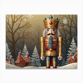 Christmas Nutcracker Canvas Print