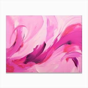 Abstract Pink Painting 2 Canvas Print