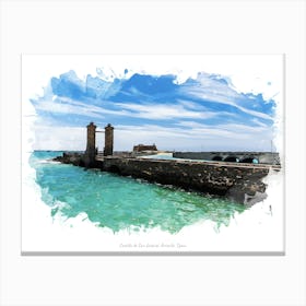 Castillo De San Gabriel, Arrecife, Spain Canvas Print