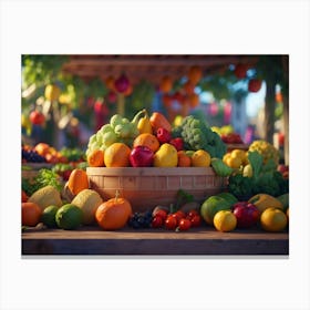 Fruit Stock Videos & Royalty-Free Footage Canvas Print