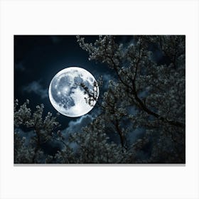 Full Moon Canvas Print