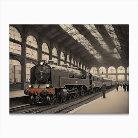 Old Train Station Canvas Print