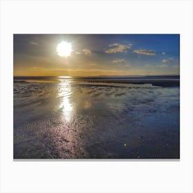 Sunrise At The Beach Canvas Print