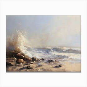 Crashing Waves 1 Canvas Print