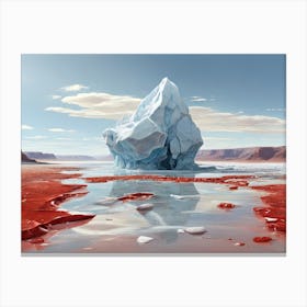 Desert Iceberg Canvas Print