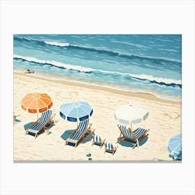 Beach Day 4 Canvas Print