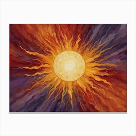 The Great Sun Canvas Print
