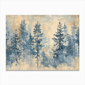 Blue Pines Canvas Print