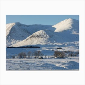 Black Mount , the Highlands Canvas Print