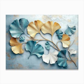 Ginkgo Leaves 19 Canvas Print