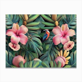 Tropical Painting Canvas Print