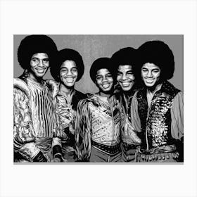 The Jackson 5ive Singer Music Canvas Print