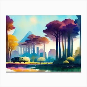 Twilight Forest 3 Canvas Print