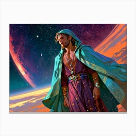 Man In Space Canvas Print