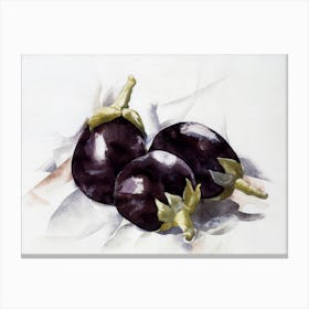 Eggplants, Charles Demuth Canvas Print