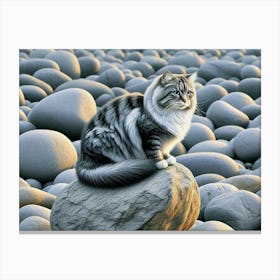 Cat - Adaptation Canvas Print