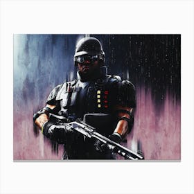 Tom Clancys Rainbow Six Siege Fbi Swat Castle Canvas Print