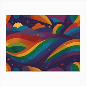 Rainbows In The Sky Canvas Print