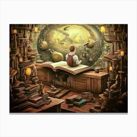 Joy Of Reading 26 Canvas Print