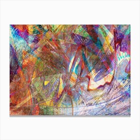 a conversation of emotions that give rise to doubts Canvas Print