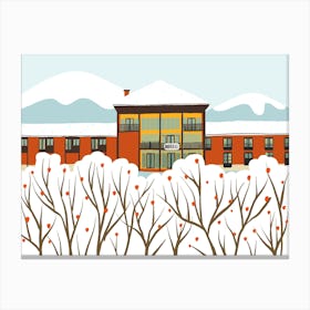 Winter Hotel Canvas Print