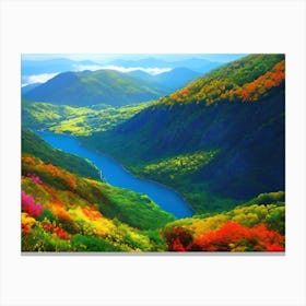 Autumn In The Mountains 4 Canvas Print