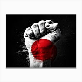 Japanese Flag Canvas Print