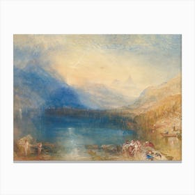 The Lake Of Zug, Jmw Turner Canvas Print