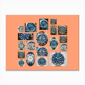 Blue Watches Canvas Print