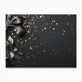 Confetti Background Canvas Print