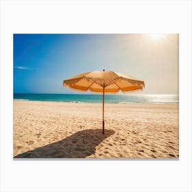 Ai Beach Parasol 022204 Canvas Print