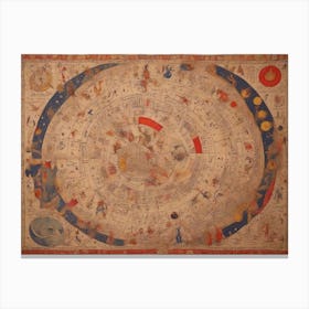 Astronomical Tapestry Canvas Print