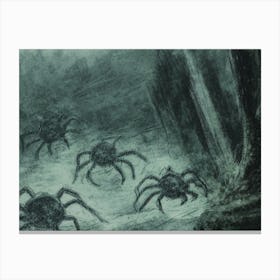 Spiders In The Woods Canvas Print