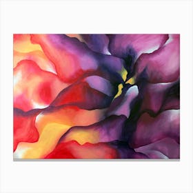 Nebula Flower Canvas Print