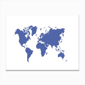 World Map 23 Canvas Print