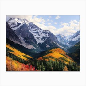Fall Arrives In The High County 3 Canvas Print