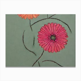 Gerbera Daisies Canvas Print