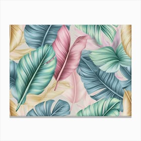 Tropical Leaves Canvas Print