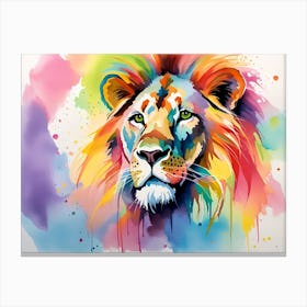 Lion Painting 49 Canvas Print