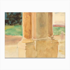 Frascati, Architectural Study, John Singer Sargent Canvas Print