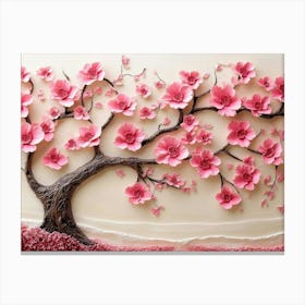 Cherry Blossom Tree 16 Canvas Print