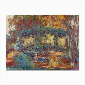 The Japanese Footbridge (1920–1922), Claude Monet Canvas Print